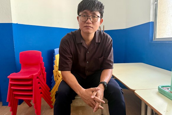 James Bawi Thang Bik, chairman of the Alliance of Chin Refugees, in Malaysia.