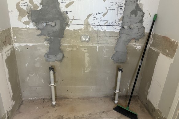 Home owner Nicole Rogers has redrawn on her mortgage to spend $50,000 on repiping her 2011 home. During one leak, water started seeping through electrical points in her son’s bedroom. 
