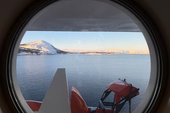 During the cruise, daylight only  stretches to about five hours each day. 
