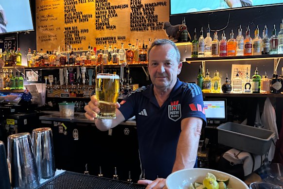 Bradley Howe at his Seattle pub.
