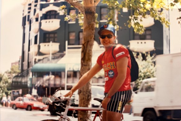 Vince Sorrenti in Darlinghurst in the 1980s. 