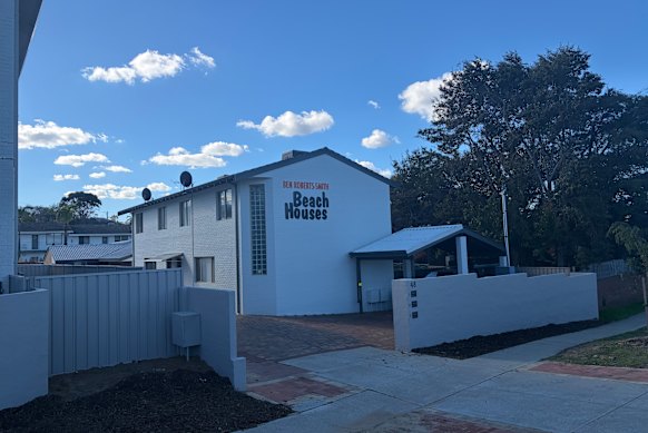 The villas are on Scarborough Beach Road in Scarborough. 