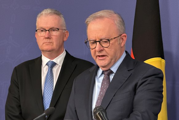 PM Anthony Albanese and Home Affairs Minister Tony Burke spoke earlier about the attack. 