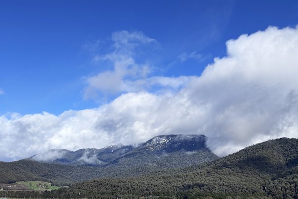 Mount Buffalo, wreathed in mystery.