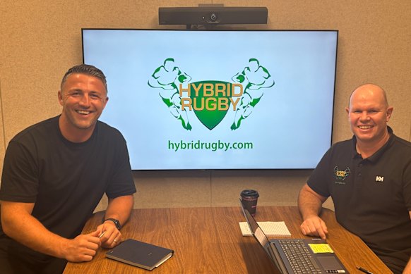 Sam Burgess has joined Paul Franks as part of the Hybrid Rugby revolution.