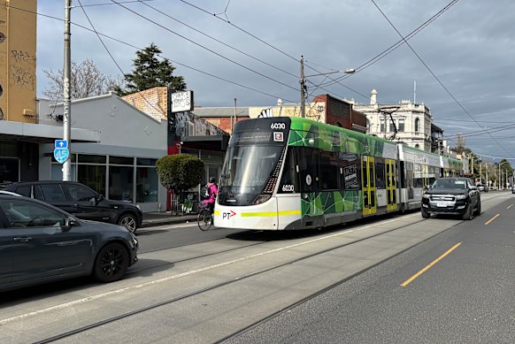 Melbourne’s existing tram network shares 180 kilometres of its routes with cars, making each form of travel  slower.