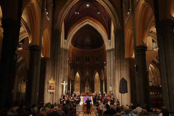 Polyphonic Voices perform Polychoral Splendour at St Patrick’s Cathedral on March 14.