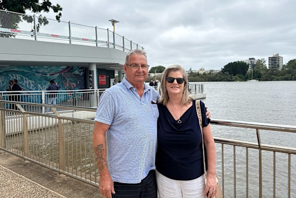 Wayne and Cathy Jeffries said they will use the footpath every few months when they enter the city.