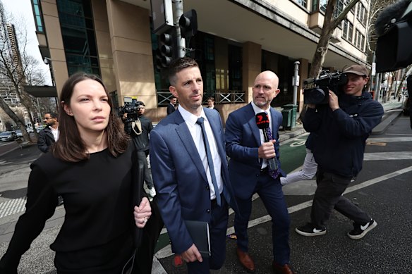 Michael Pell appeared in Melbourne Magistrates Court on Thursday morning. 
