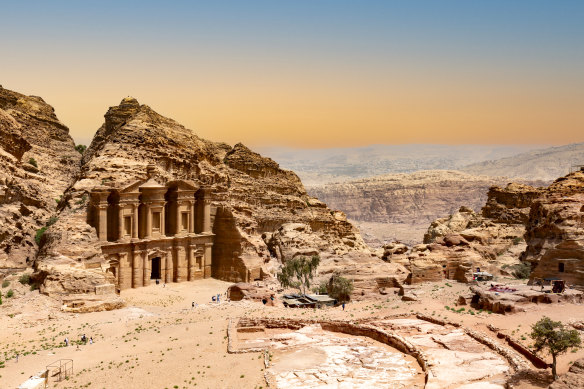 The Monastery in Petra, Jordan.