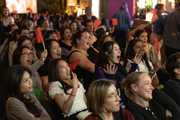 Sydney fans at one of the Chippo Hotel’s famed watch parties.