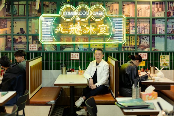 Howin Chui at the Kowloon Cafe in Haymarket.