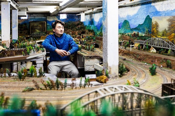Xu plans to get the old train set up and running again.