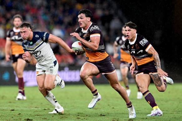 Farnworth left England when he was 15 and came through the Broncos pathways, including playing for the under-20s, before making his NRL debut in 2019.