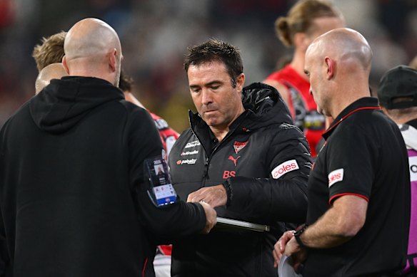 Bombers coach Brad Scott.