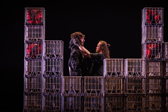 Lighting the Dark in rehearsal for the Brisbane Festival