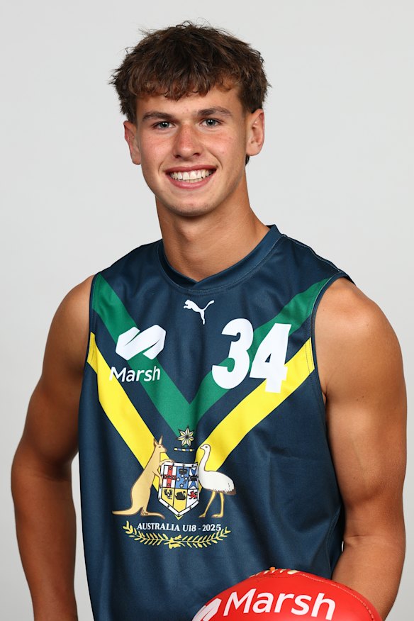 Cooper Duff-Tytler is the leading ruck prospect in the draft.
