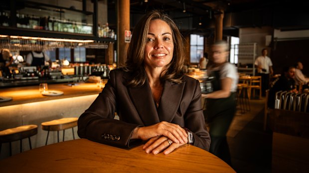 Rebecca Yazbek pictured at Nomad restaurant, Surry Hills, Sydney.