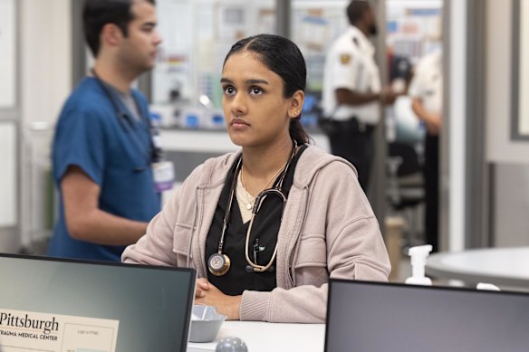 Australian actor Shabana Azeez in The Pitt.