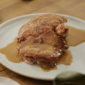 Roast chicken with sauce vin John.