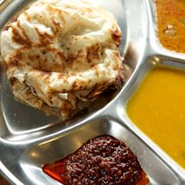 Roti canai at Roti Road in Footscray.