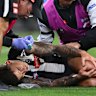 The horror knee injury suffered by Jamie Elliott put a late dampener on the Collingwood celebration.