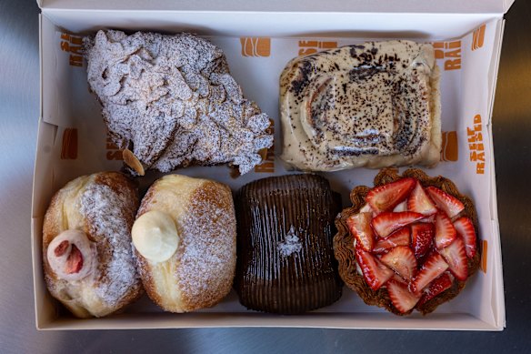 A selection of pastries. 