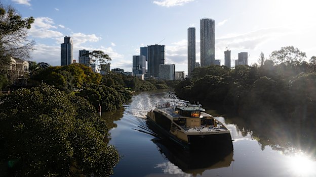 The Parramatta River is being regenerated.
