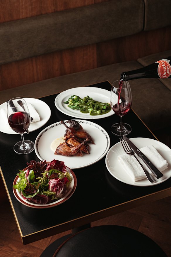 Assorted dishes at Bar Heather.