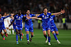South Melbourne celebrate winning the Australia Cup. 