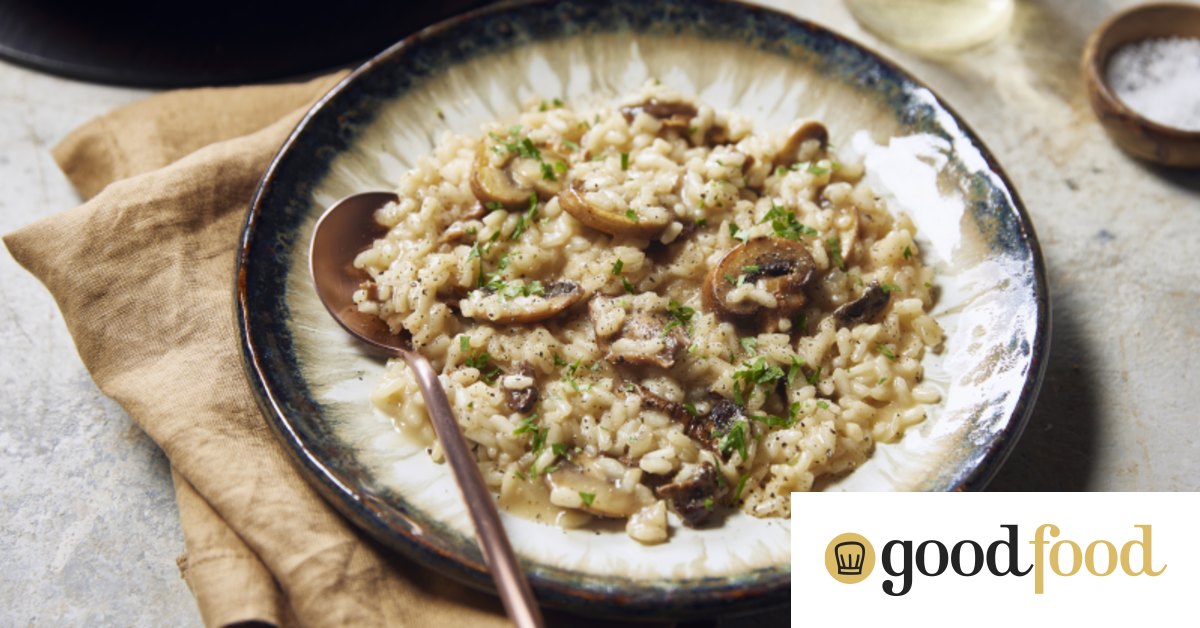 Adam Liaw on how to master mushroom risotto (and it’s much less work than you may think)