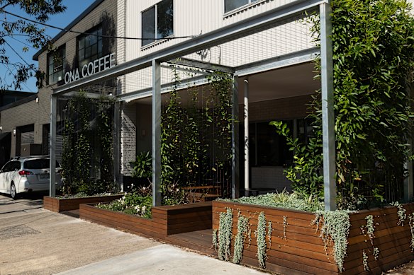 Ona Coffee exterior. 