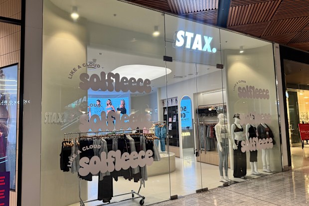 The Stax store in the CBD, which appeared to have closed early after the company went into receivership.