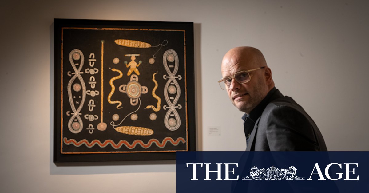 Indigenous painting part of Papunya Tula Western Desert art movement for sale for $500,000 - Vimarsana News