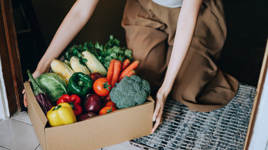 To your door ... but what of the joy of huntin and gathering your own fruit and veg?
