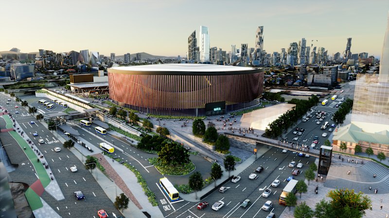 Drilling starts at Gabba Arena site as delivery partner shortlist emerges