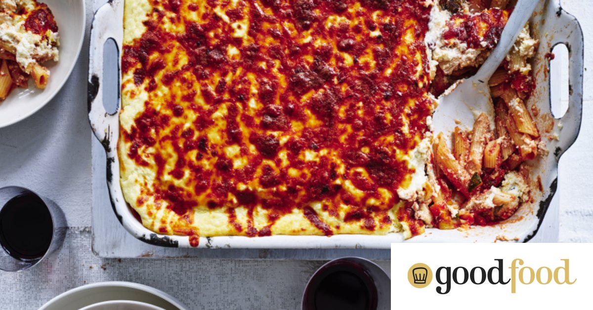 Adam Liaw’s vegetarian pasta bake recipe