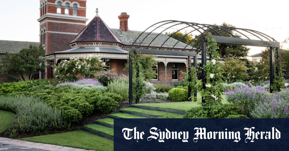 These luxury homes ripped up their tennis courts to make way for ripper gardens