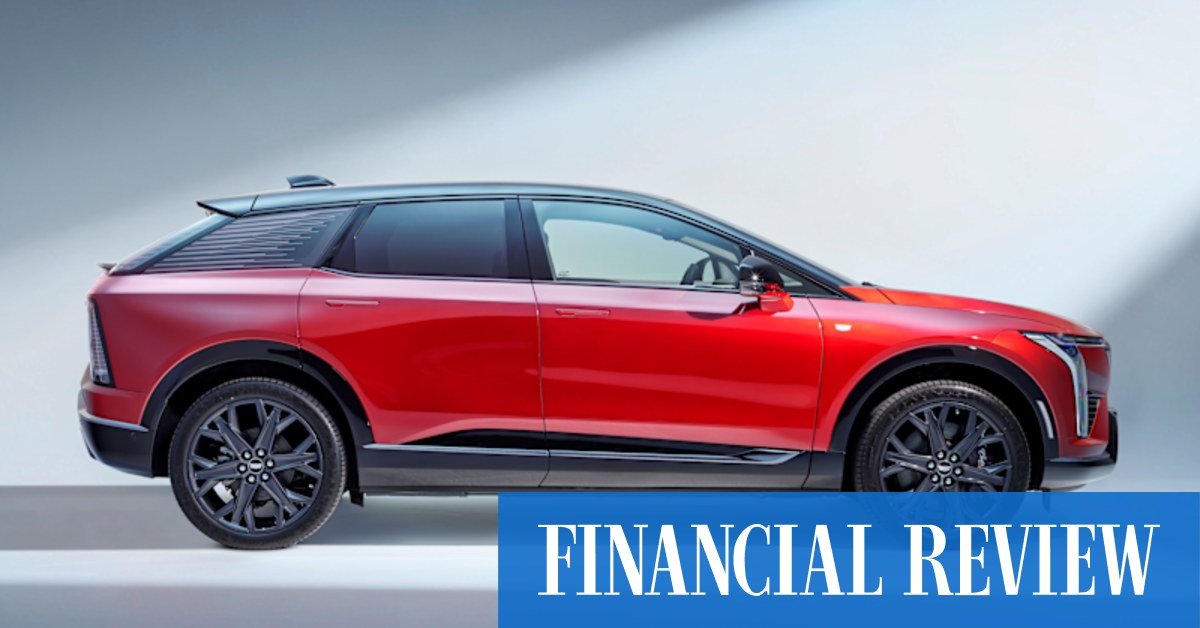 afr.com - Tony Davis - It sounds great, but can Cadillac's new EV finally crack the Aussie market?