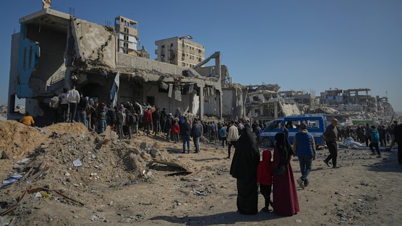 ‘Where is the ceasefire?’: Israeli strikes kill at least 30 Palestinians ahead of Gaza crossing reopening