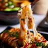 Traditional Taiwanese egg crepe at Meet Taiwan in Bexley.