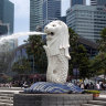 The Merlion statue is in which Asian city?