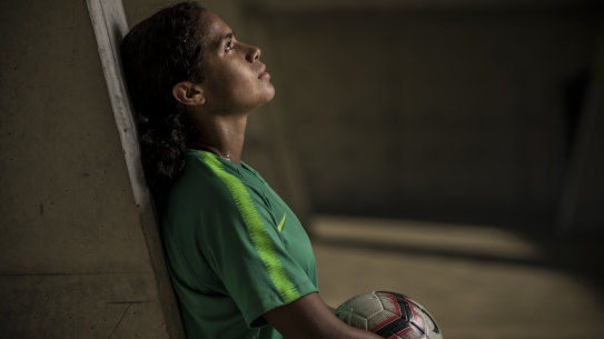 A star is born: Mary Fowler, 16, has been selected in the Matildas squad for next month's Women's World Cup in France.