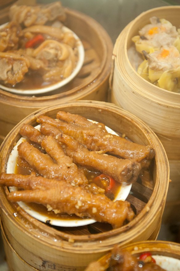 Chicken feet.