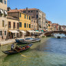 The Rio della Misericordia canal is in the sestiere of Cannaregio.