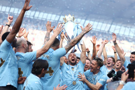 Manchester City won a record fourth consecutive Premier League crown last month.