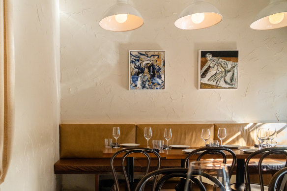 The dining room.