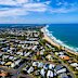Coastline at Dicky Beach in Caloundra on Queensland's Sunshine coast
