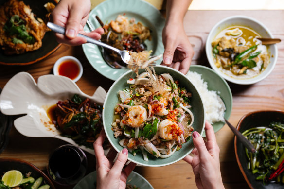 Glass noodle salad.