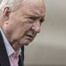 From “pick and stick” to “no comment”: Alan Jones have remained silent since his arrest.